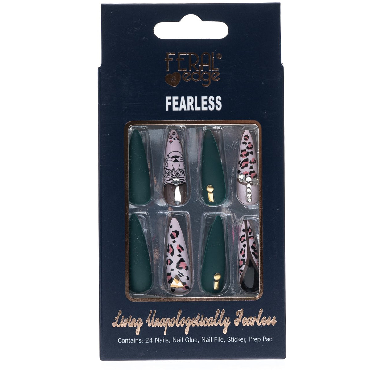 FEARLESS JUNGLE QUEEN CLAW NAIL SET
