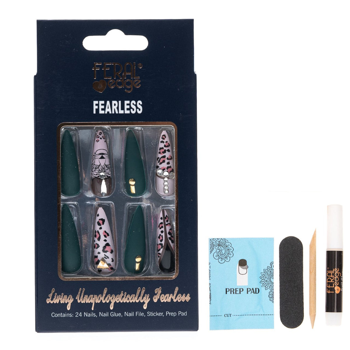 FEARLESS JUNGLE QUEEN CLAW NAIL SET